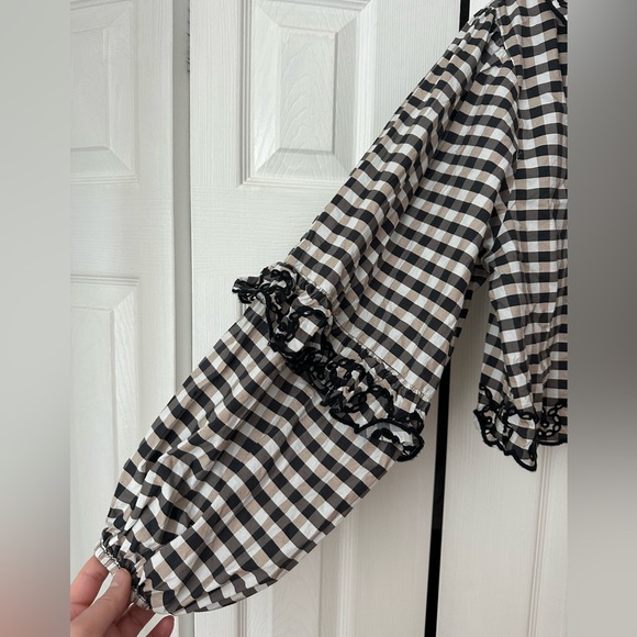 Anthropologie Gingham Blouse - Picture 3 of 5